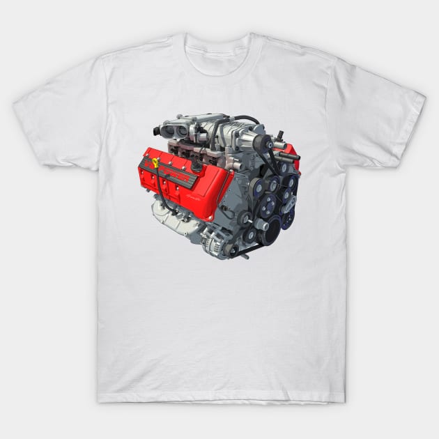 V8 engine T-Shirt by PjesusArt